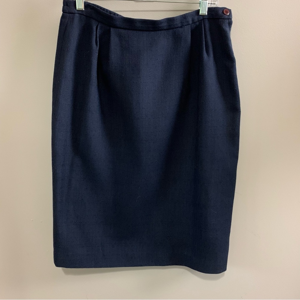 Elegant navy blue  Pencil Skirt size 12